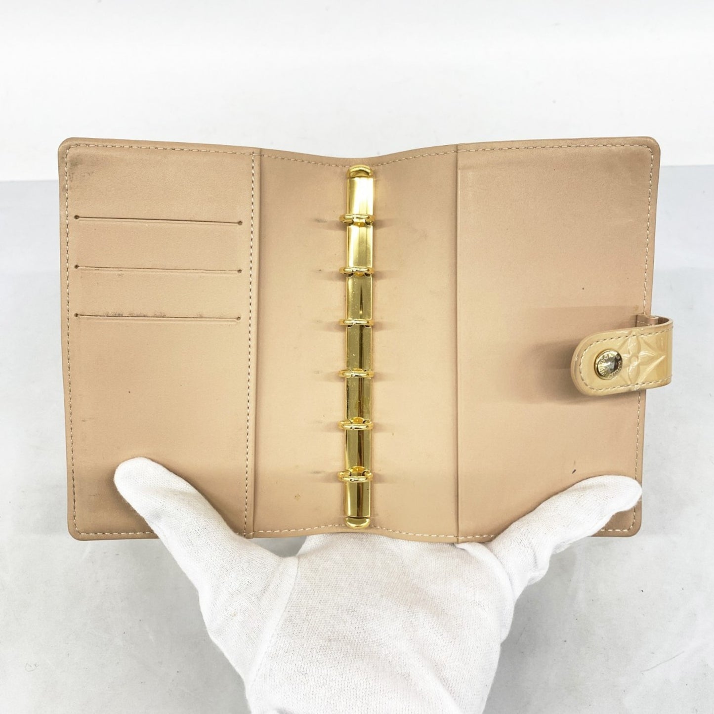 Louis Vuitton Vernis Agenda Pm Planner Cover R21001 Rose Florentine