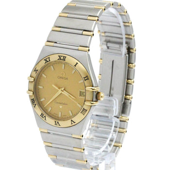 Omega Constellation 18K Gold Steel Quartz