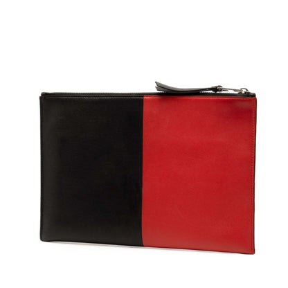 Loewe Anagram Two-Tone Clutch Bag/Second Bag In Black