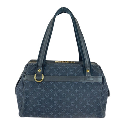 Louis Vuitton Louis Vuitton Monogram Mini Josephine Pn Navy Canvas Leather