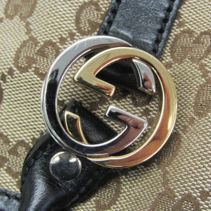 Gucci Gg Twins 232957 Women'S Canvas Tote Bag Beige