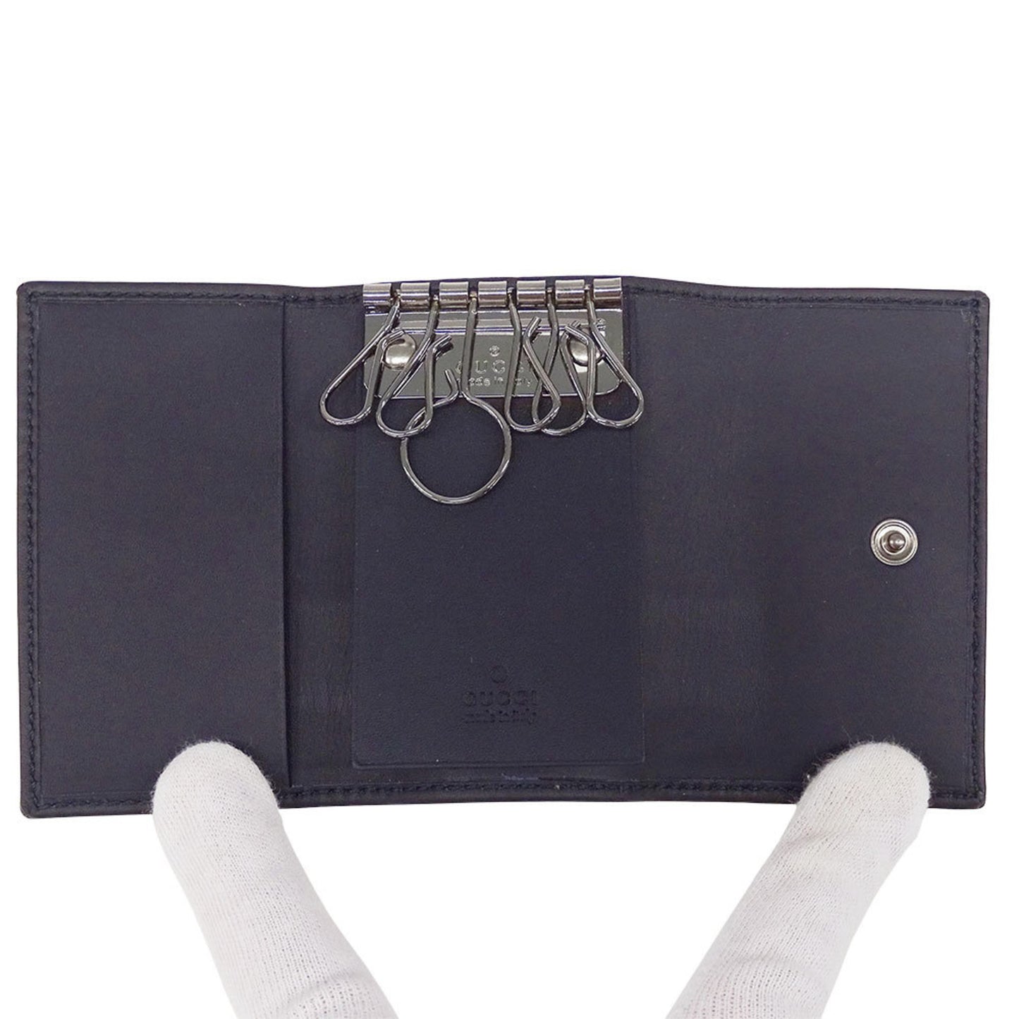 Gucci Men'S Gg Canvas Key Case