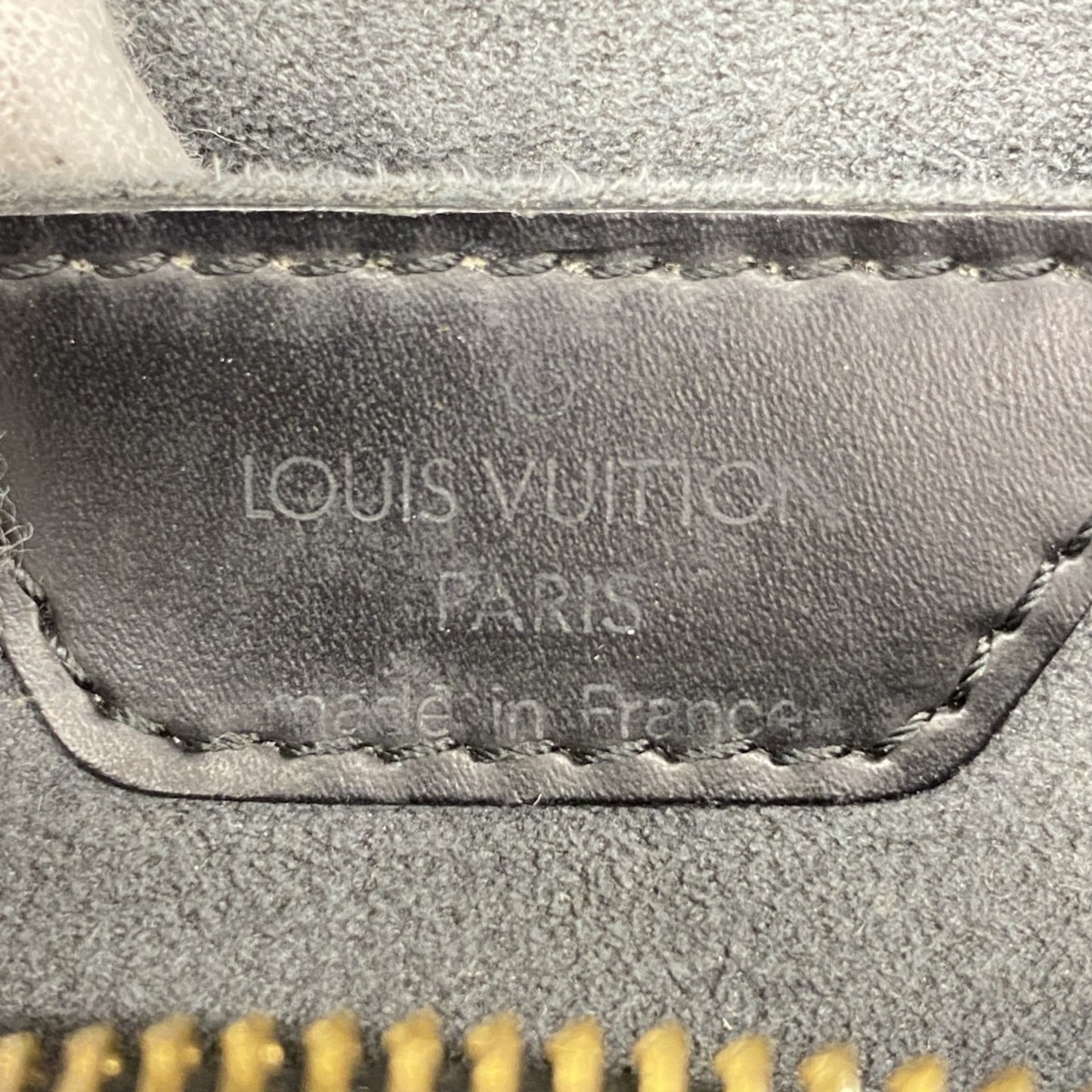 Louis Vuitton Epi Soufflot Handbag M52222 Noir