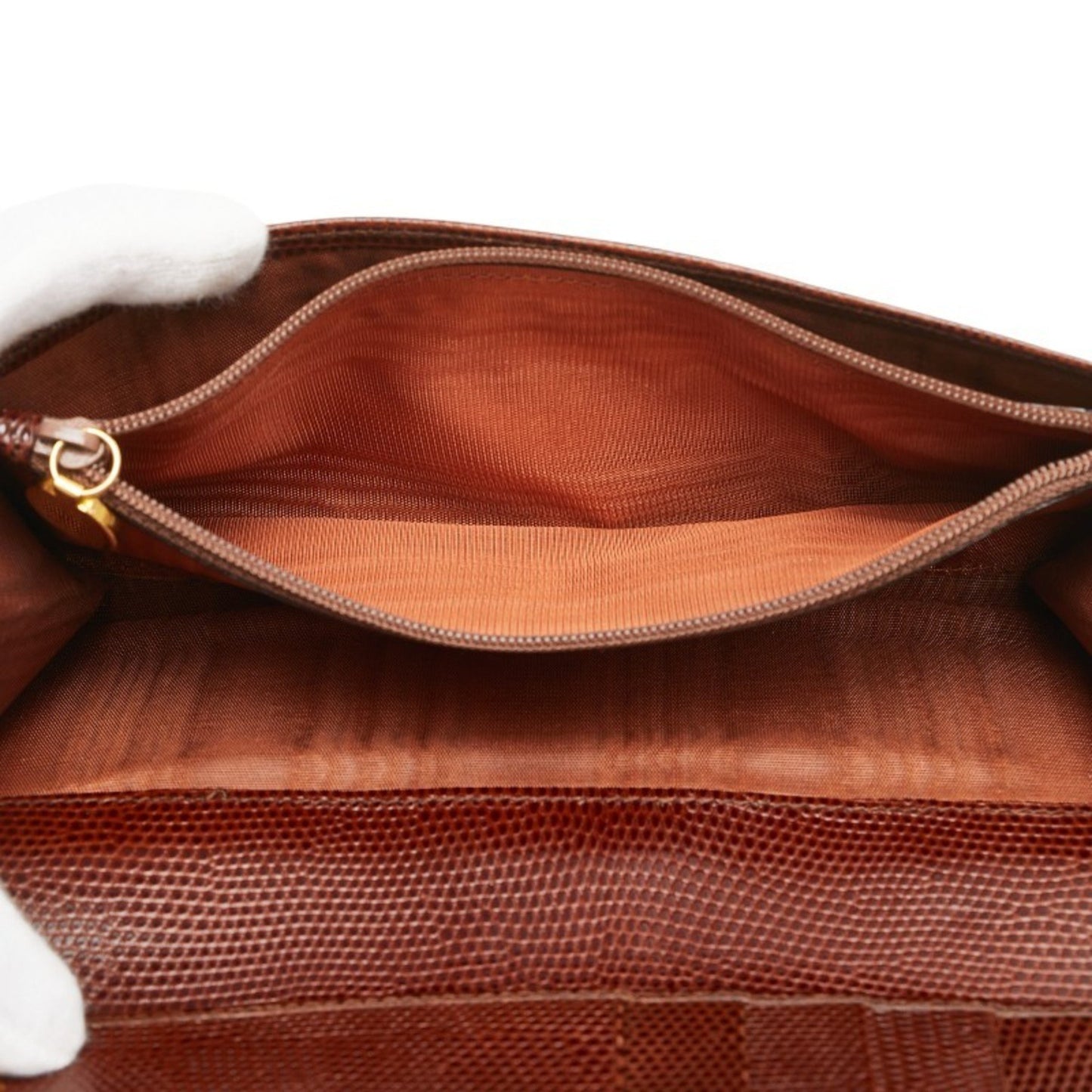 Salvatore Ferragamo Vara Long Wallet In Brown Leather