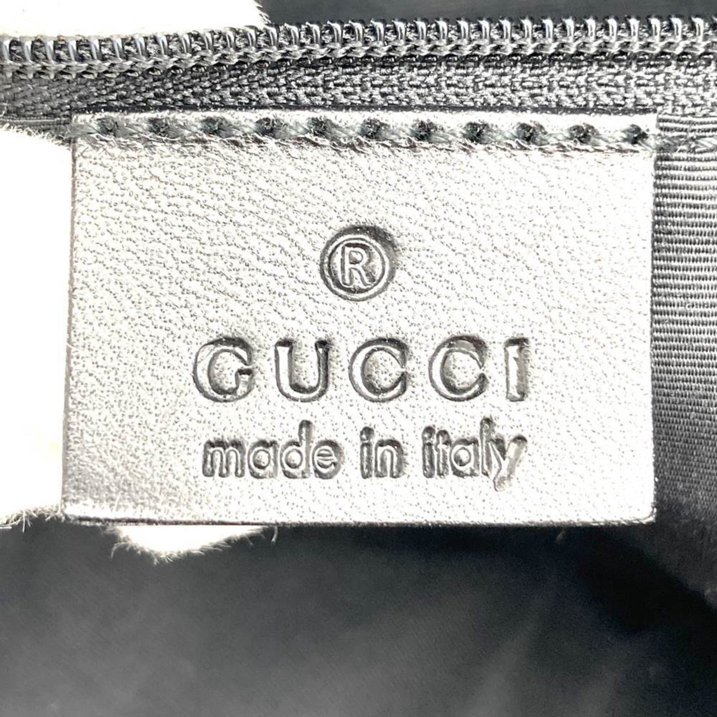 Gucci 90677 001013 Handbag Tote Bag Gg Canvas Pattern Leather Black