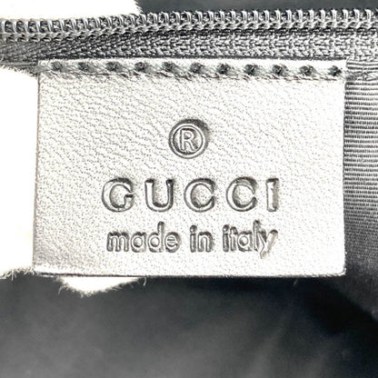 Gucci 90677 001013 Handbag Tote Bag Gg Canvas Pattern Leather Black