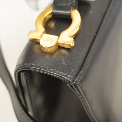 Salvatore Ferragamo Gancini Leather Shoulder Bag