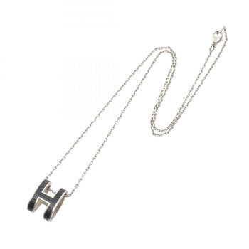 Hermes Herms Pop H Necklace In Stainless Steel For Women