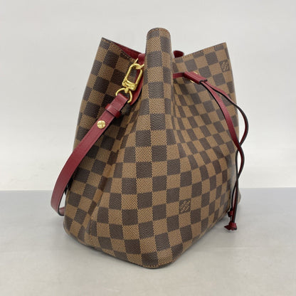 Louis Vuitton Damier Neonoe Shoulder Bag N40214 Ebene Cherry Berry