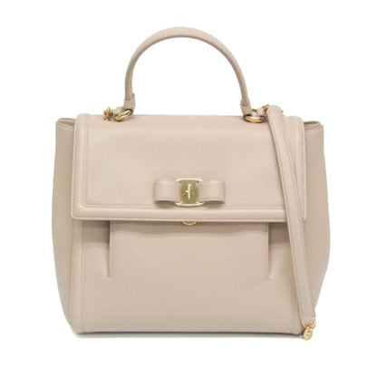 Salvatore Ferragamo Vara Au-21 G697 Chain Shoulder Bag Women'S Leather Handbag