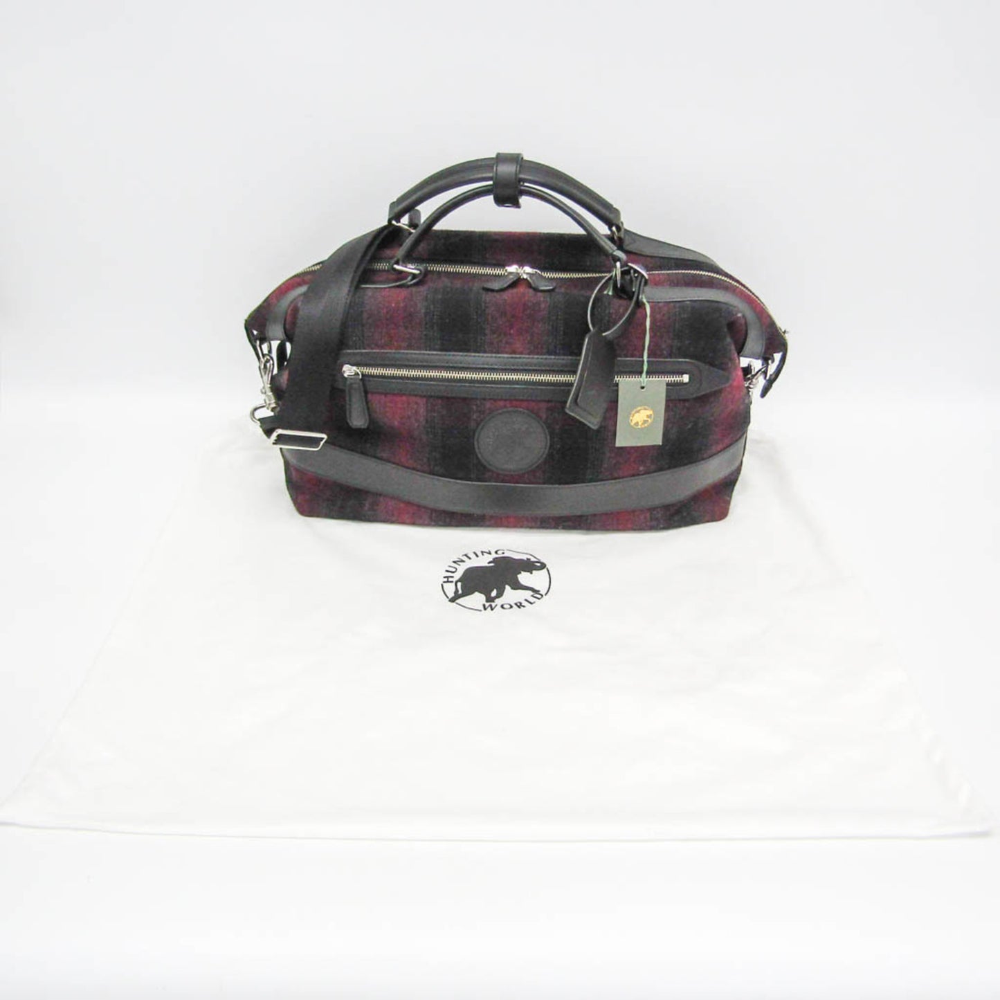 Hunting World Check 2-Way Boston Bag Men