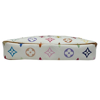 Louis Vuitton Pochette Accessoires Monogram Multicolore Blanc White M92649 Handbag