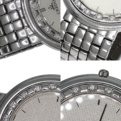 Seiko 8N70-6030 Credor Diamond Watch Stainless