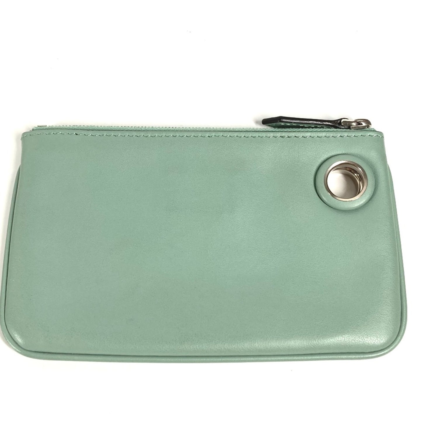 Fendi 8Bs007 Coin Purse Wallet Pouch Green