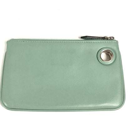 Fendi 8Bs007 Coin Purse Wallet Pouch Green