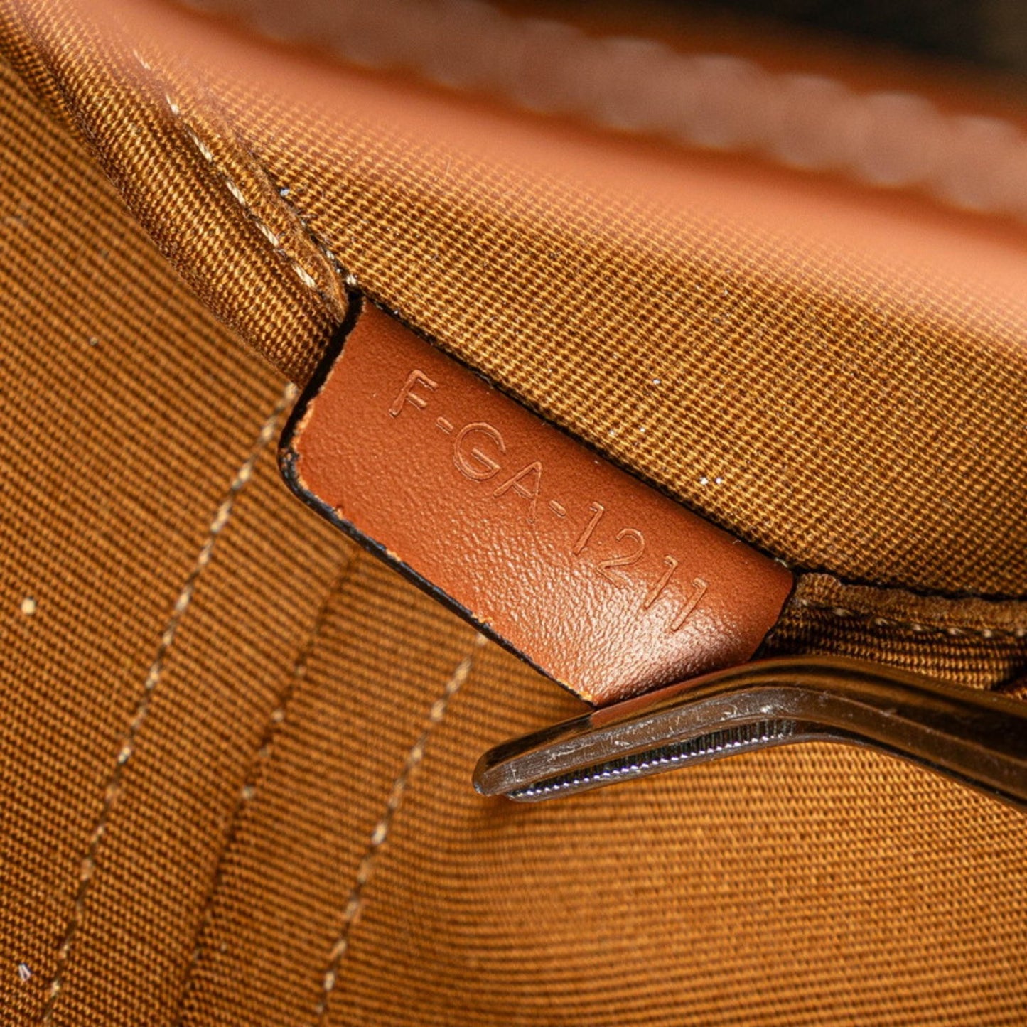 Celine Triomphe Small Drawstring Crossbody Shoulder Bag In Brown Leather