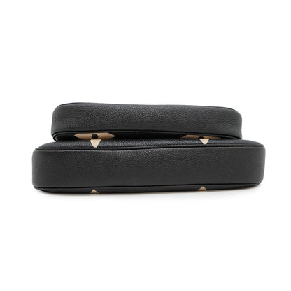 Louis Vuitton Two-Tone Monogram Empreinte Multi Pochette Accessoires Shoulder Bag M45777 Black