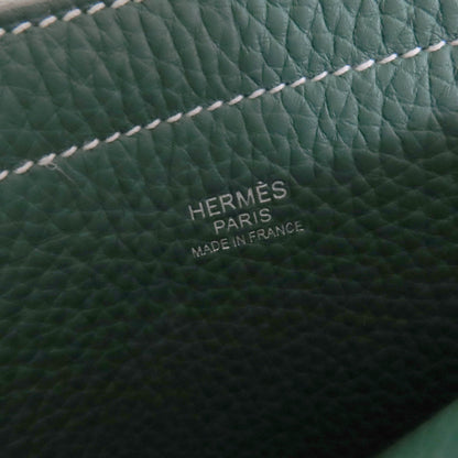 Hermes Cabas Serie 31 Taurillon Clemence Vert Moyen Tote Bag