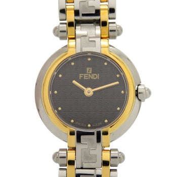 Fendi 760L Stainless Steel Black Gold Silver Quartz Watch