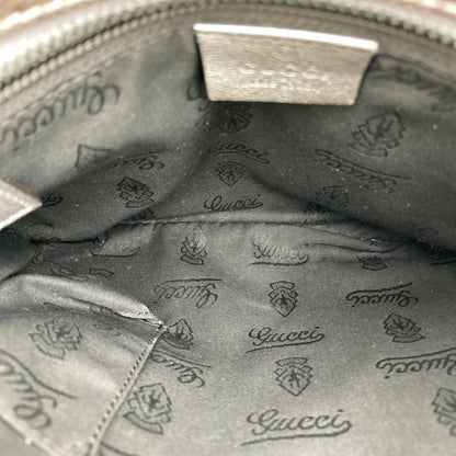 Gucci 201538 Shoulder Bag Body Gg Imprime Metallic Pink Brown