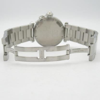 Cartier Pasha C Watch Stainless Steel Boys White W31015M7