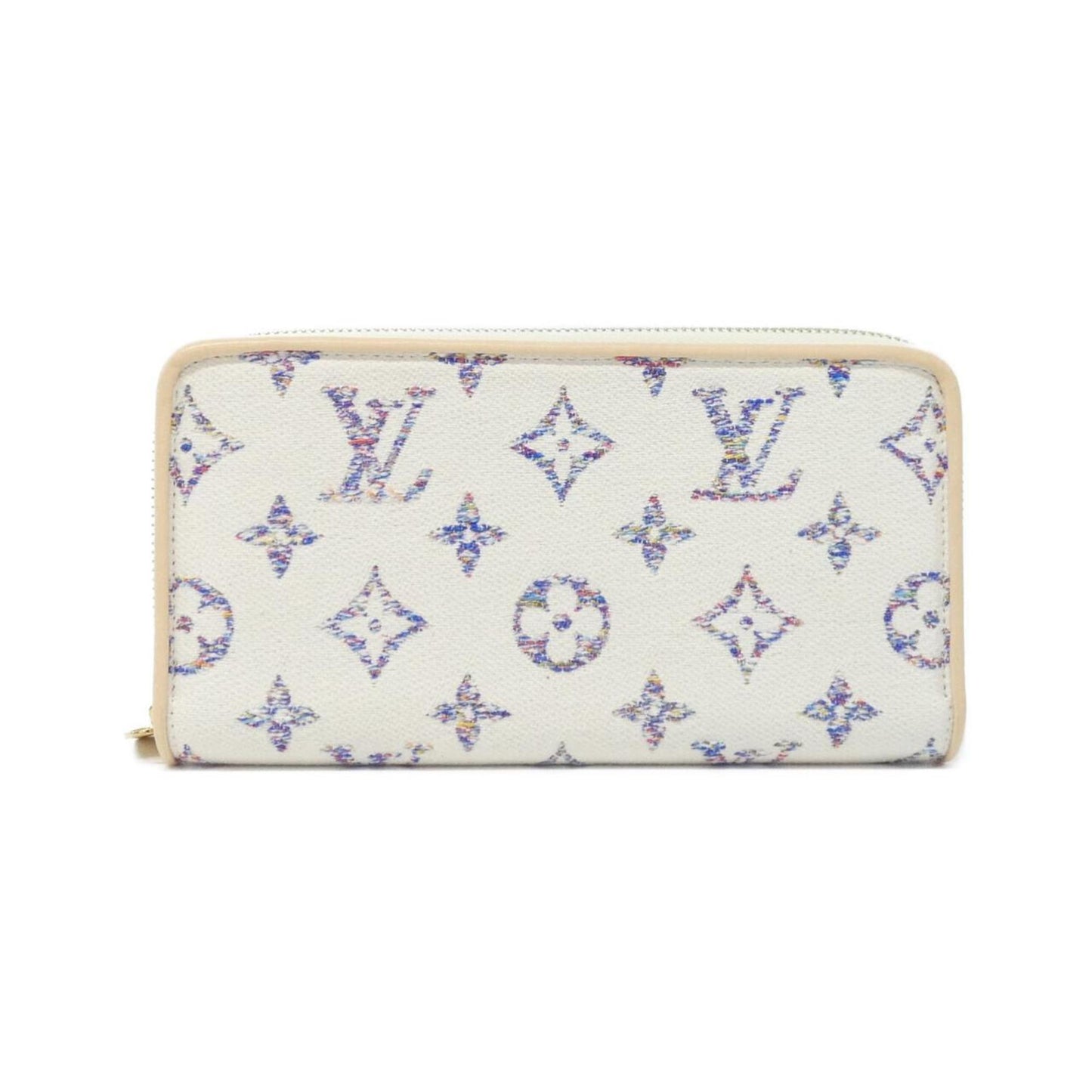 Louis Vuitton Tweed Monogram Multicolor Zippy Wallet M83456