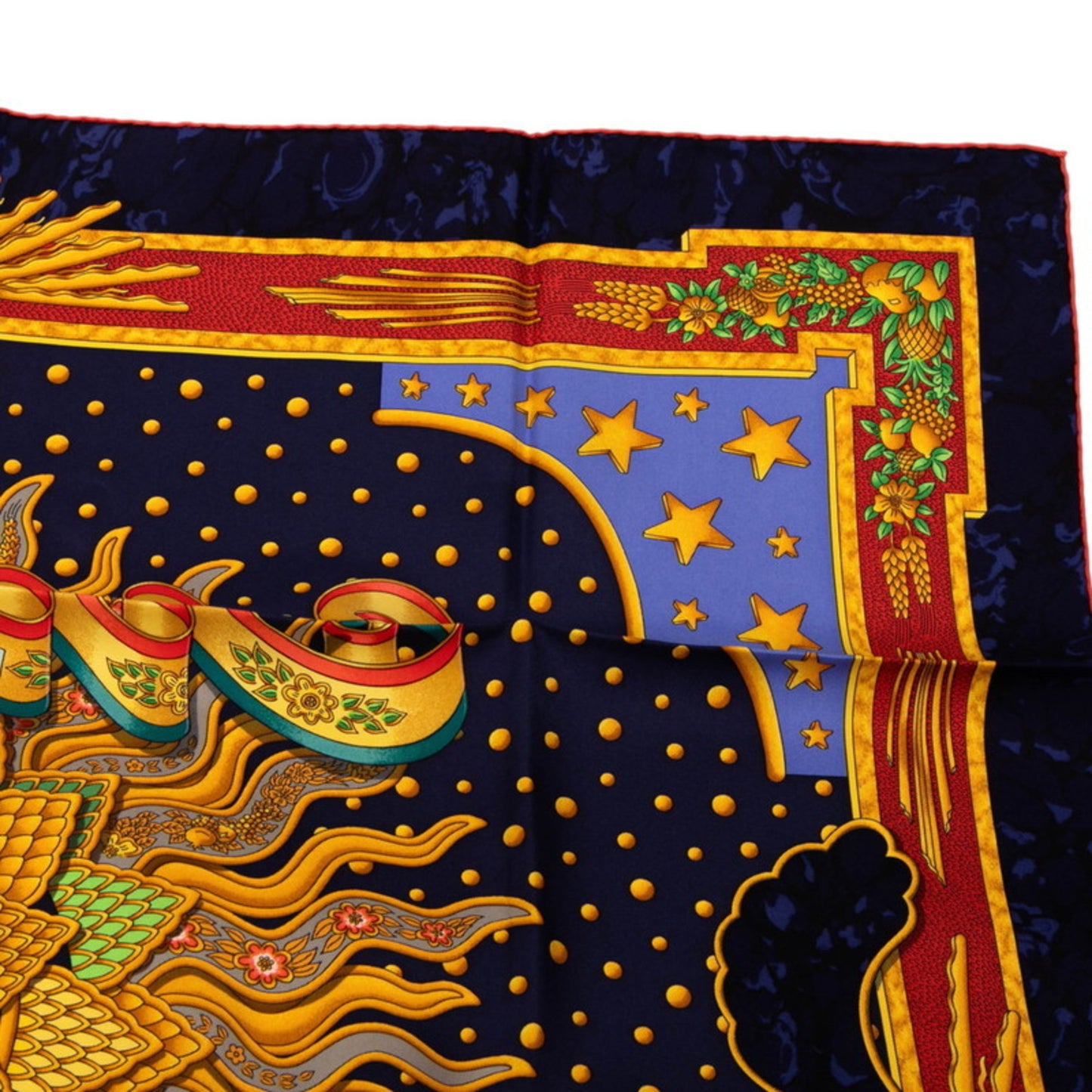 Hermes Herms Carr 90 Carpe Diem "Enjoy Today" Scarf