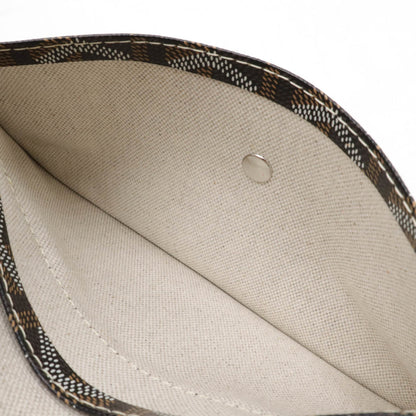 Goyard Saint Louis Pm Tote Bag Shoulder Coated Canvas Leather Black Brown White