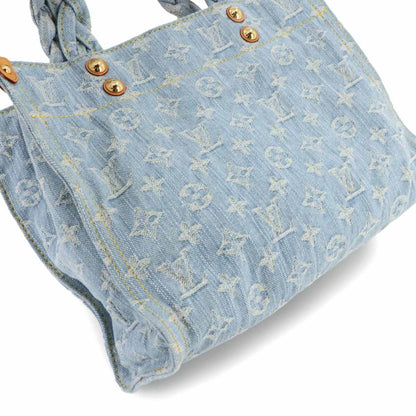 Louis Vuitton Lv By The Pool Let Go 2-Way Hand Shoulder Bag Monogram Denim Sky Blue M24897 Rfid