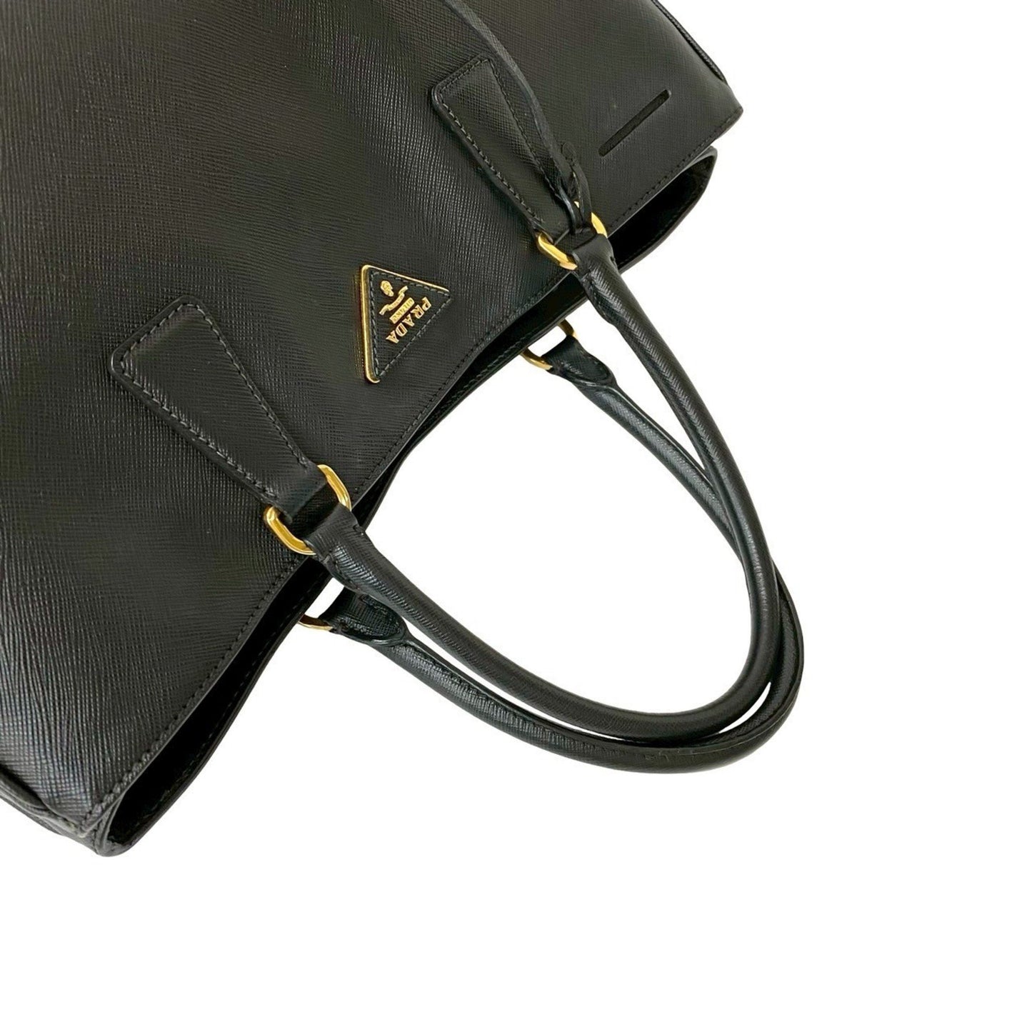 Prada Galleria Triangle Logo Saffiano Leather Handbag/Mini Tote Bag