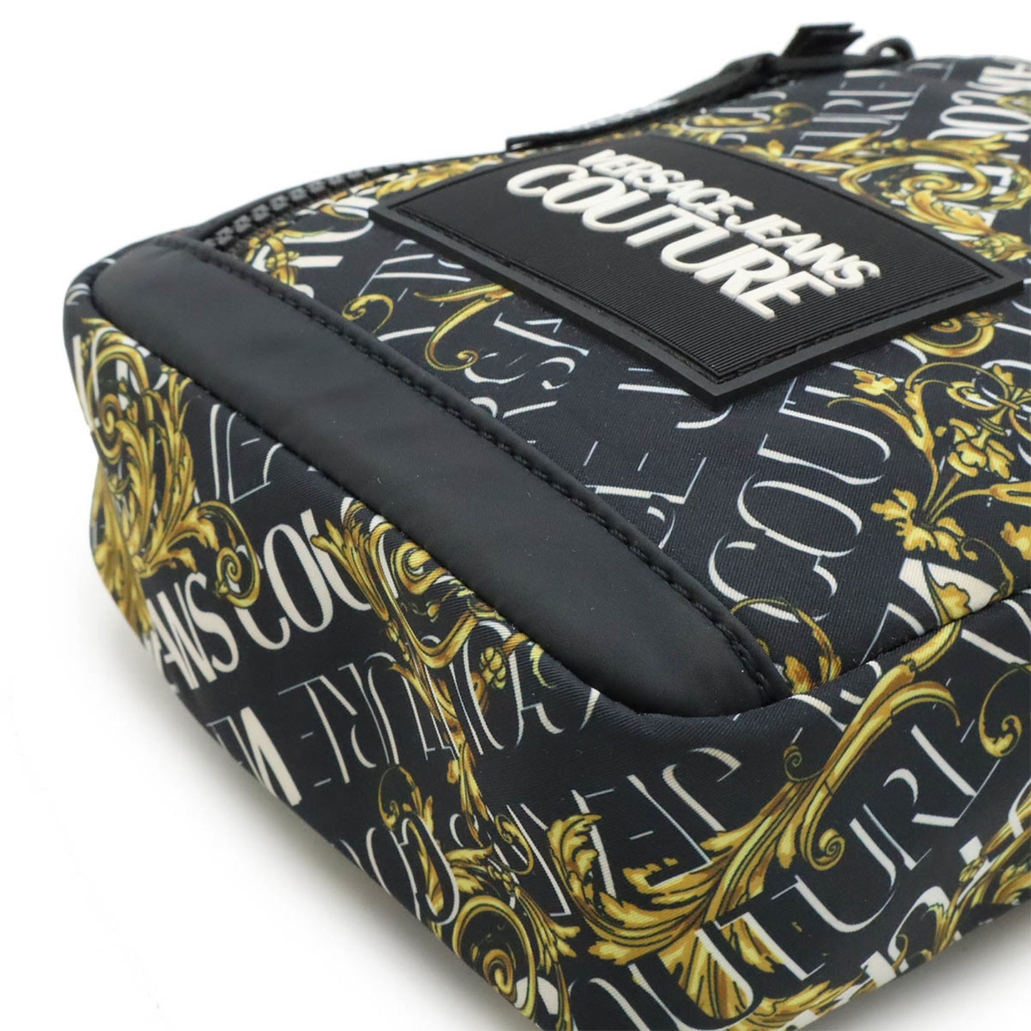 Versace Jeans Couture Versace Jeans Couture Shoulder Bag Pochette Nylon Black Yellow 73Ybf5