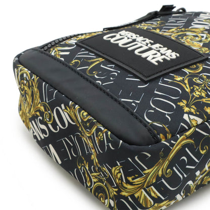 Versace Jeans Couture Versace Jeans Couture Shoulder Bag Pochette Nylon Black Yellow 73Ybf5