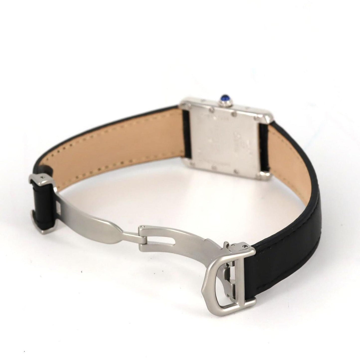 Cartier Must Tank Sm W1014054 Silver Quartz Watch