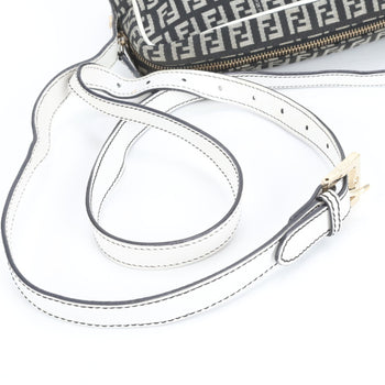 Fendi Zucchino Ff Mamma Leather Shoulder Bag With Hologram Seal