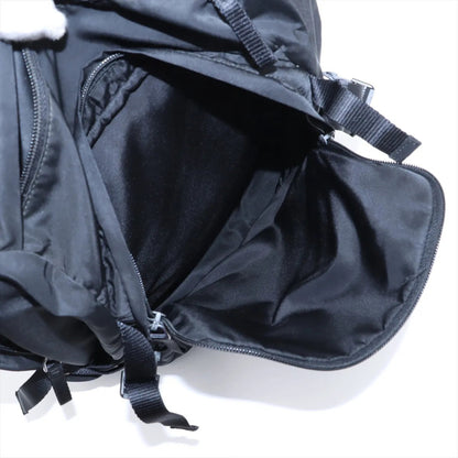 Prada Tessuto Nylon Triangle Logo Vz0055 Leather Backpack