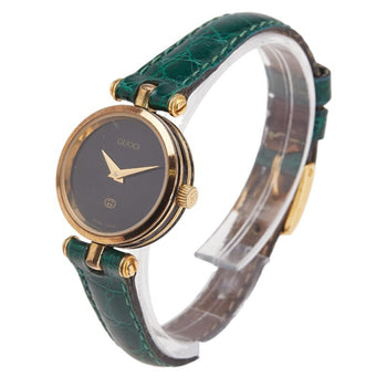 Gucci Women'S Quartz Watch With Black Dial
