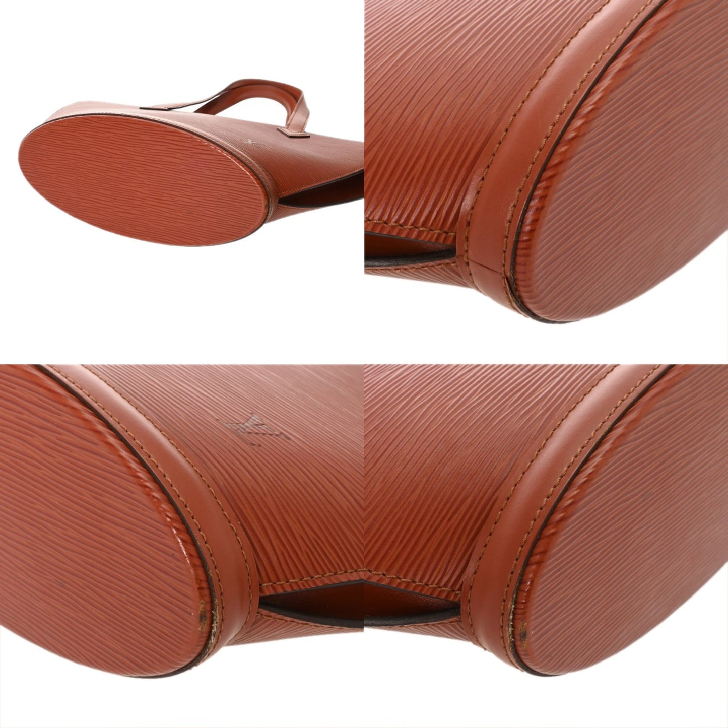 Louis Vuitton Epi Saint-Jacques Kenya Brown M52273 Women'S Leather Shoulder Bag