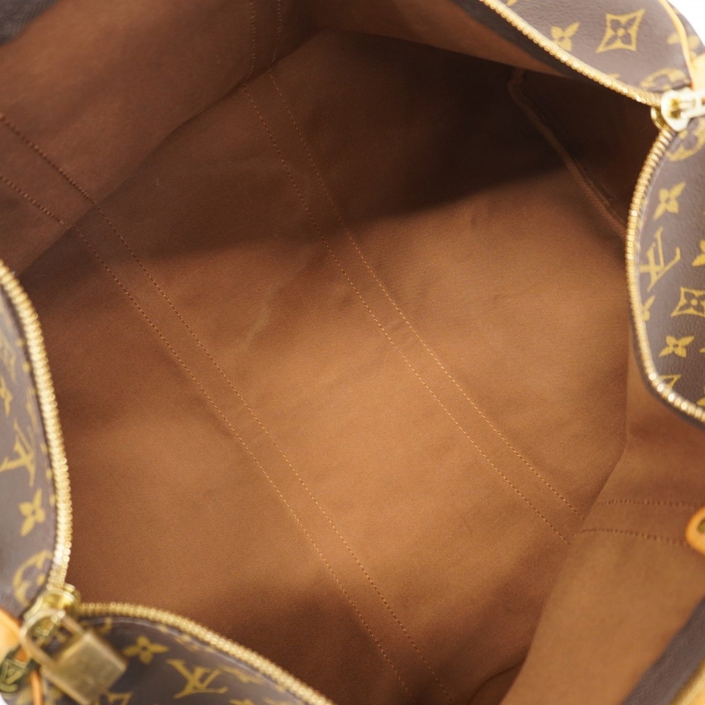 Louis Vuitton Monogram Keepall Bandouliere 50 Boston Bag M41416 Brown