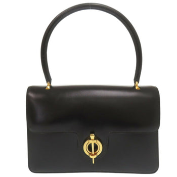 Hermes Leather Black Handbag 1126Hermes