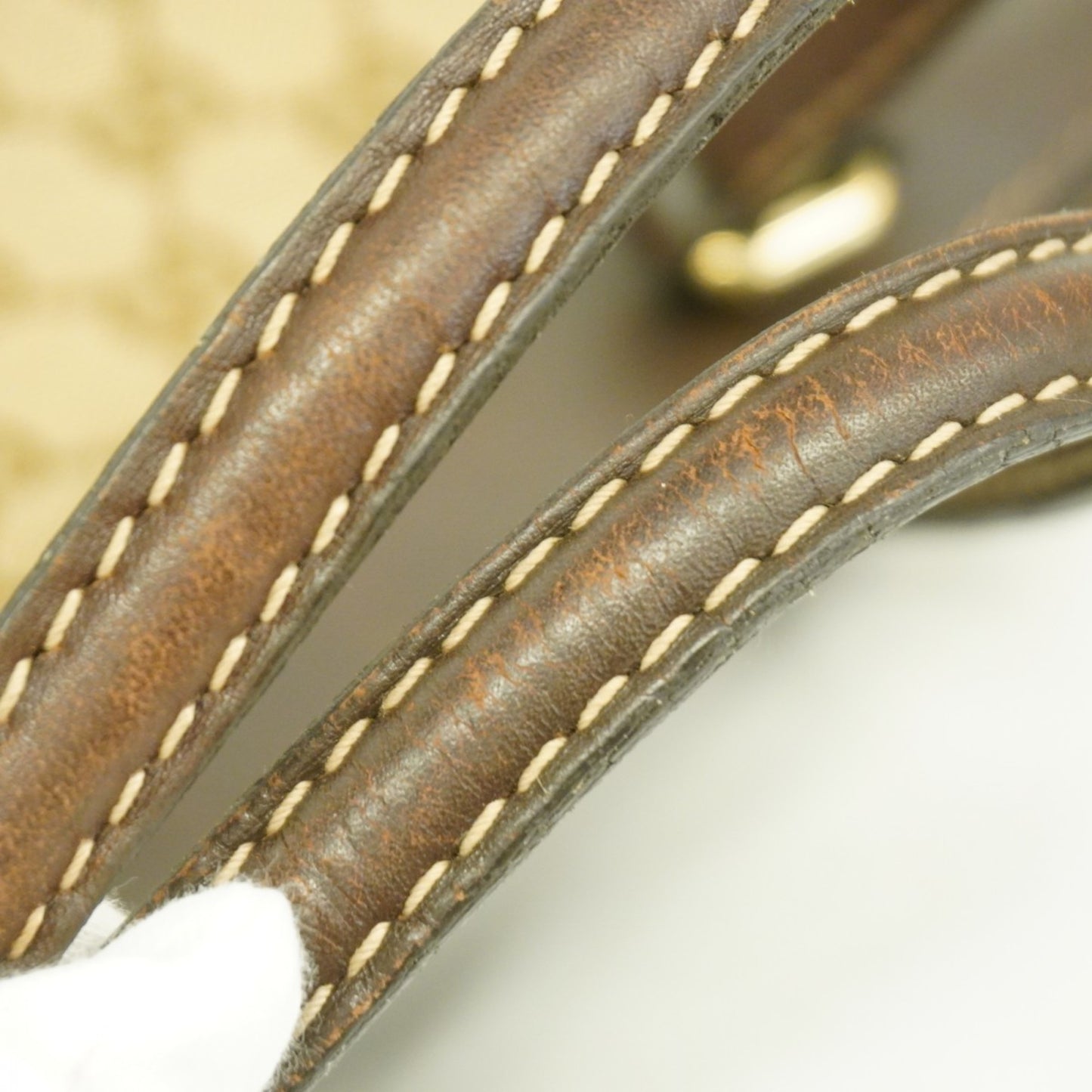 Gucci Gg Canvas Sherry Line Mayfair Handbag 269894 Brown 2-Way Bag