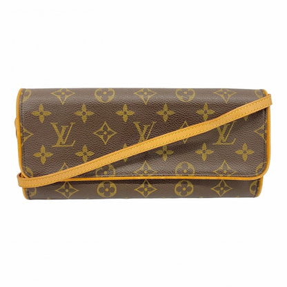 Louis Vuitton Monogram Pochette Twin Gm Shoulder Bag M51852 Brown
