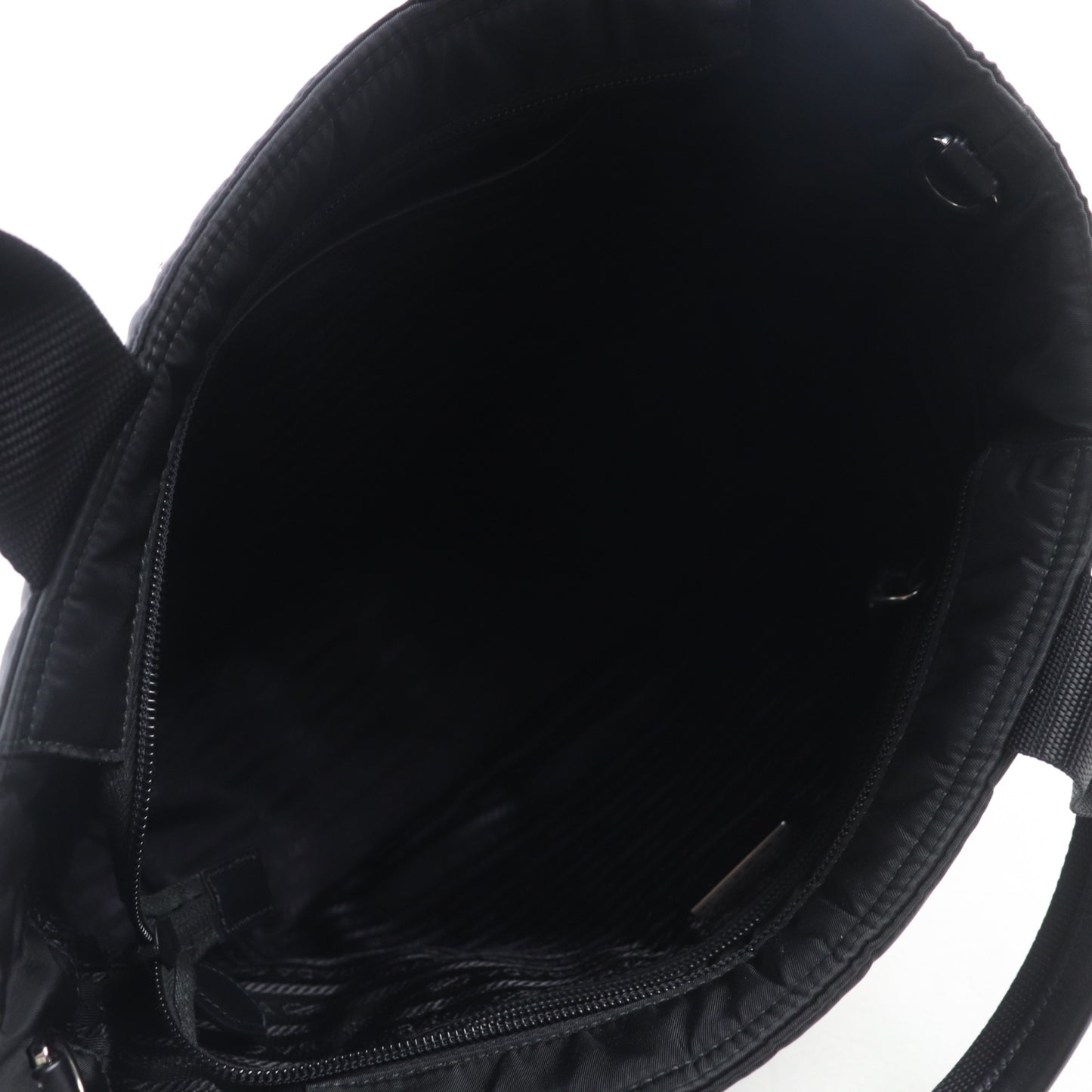 Prada 1Bg867 Re-Nylon Pouch/Shoulder Bag With Triangle Logo And Leather Detailing