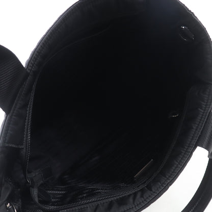 Prada 1Bg867 Re-Nylon Pouch/Shoulder Bag With Triangle Logo And Leather Detailing