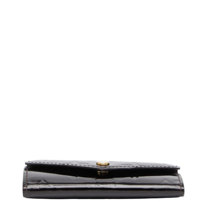 Louis Vuitton Monogram Vernis Multicle 4 Key Case M93517 Amaranth Brown Patent Leather