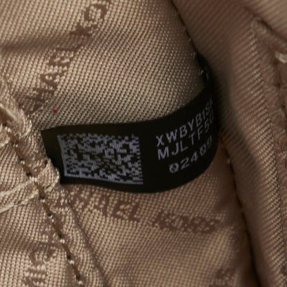 Michael Kors Butterfly Motif Clutch Bag/Second Bag Red Leather