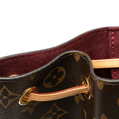 Louis Vuitton Monogram Montsouris Backpack M43431 Brown Pvc Leather