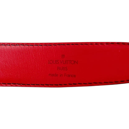 Louis Vuitton Louis Vuitton Belt Epi Red Leather