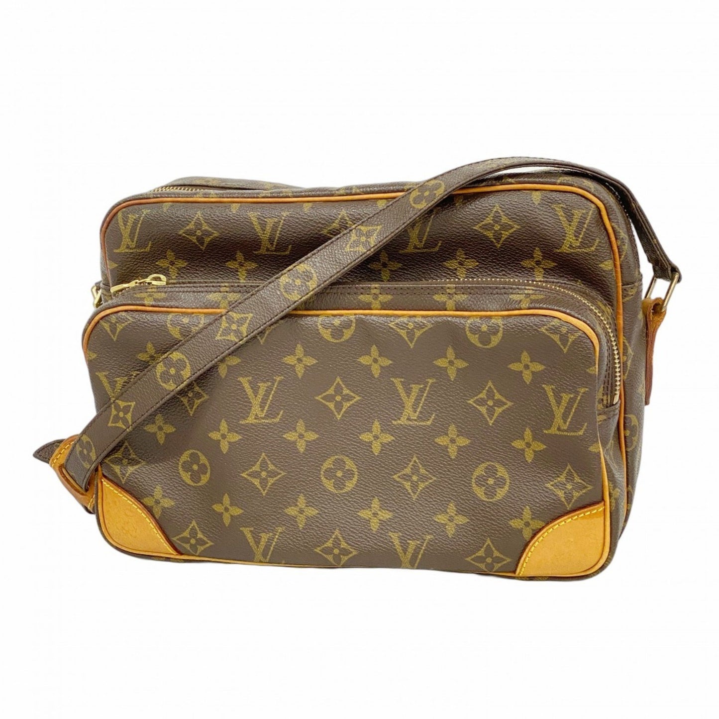 Louis Vuitton Monogram Nile Shoulder Bag M45244 Brown