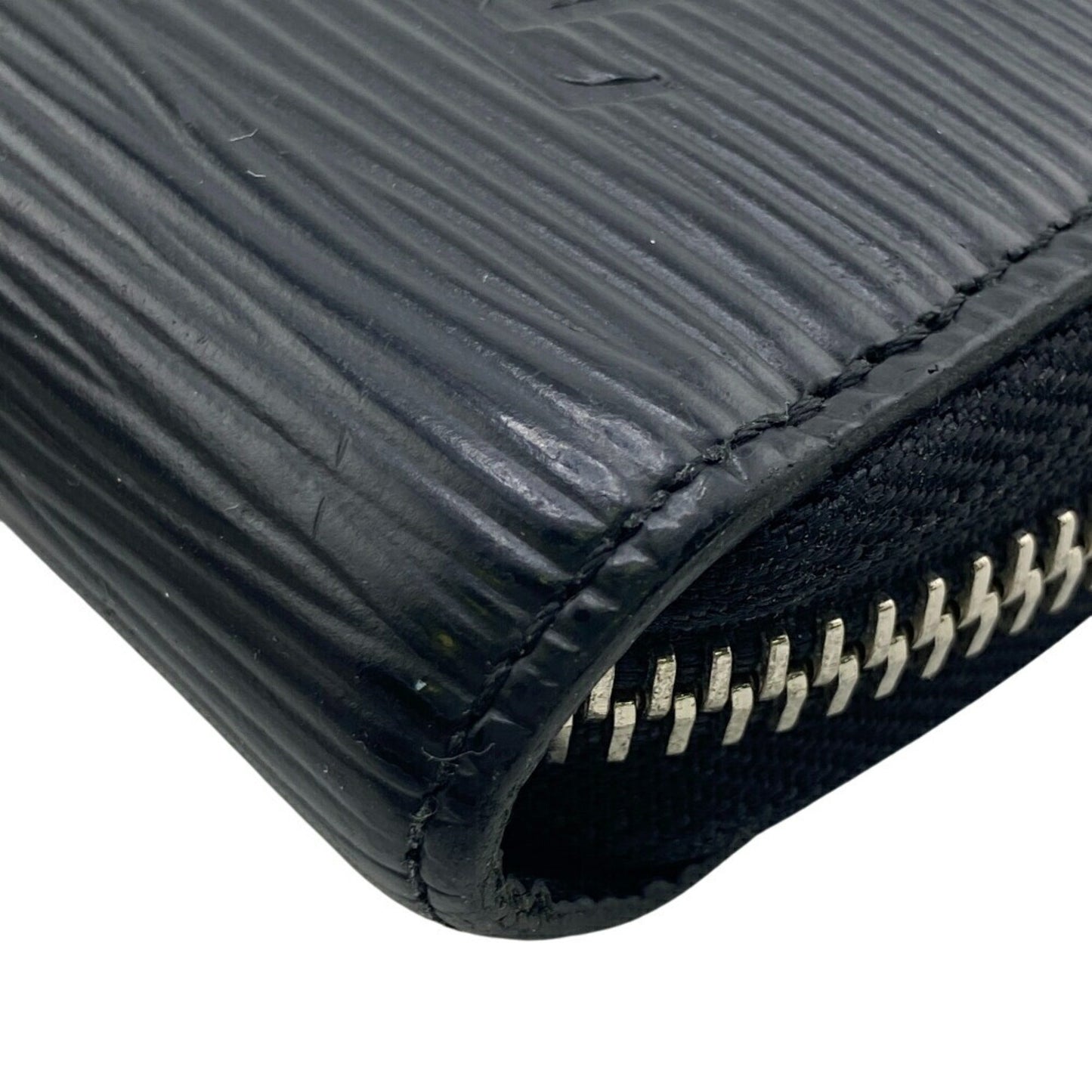 Louis Vuitton M61857 Zippy Wallet Round Long Black