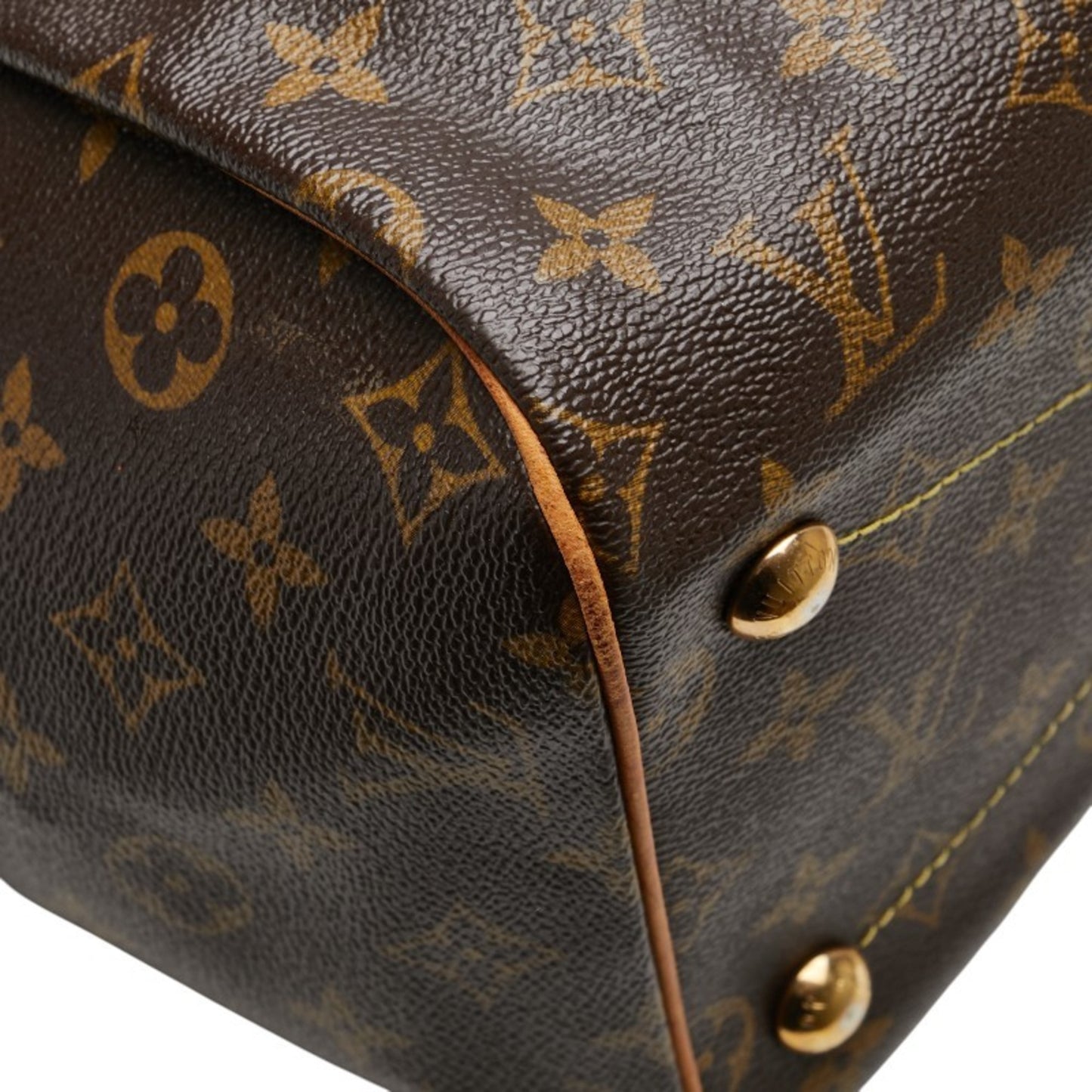 Louis Vuitton Monogram Tivoli Gm Handbag/Shoulder Bag M40144 Brown Leather